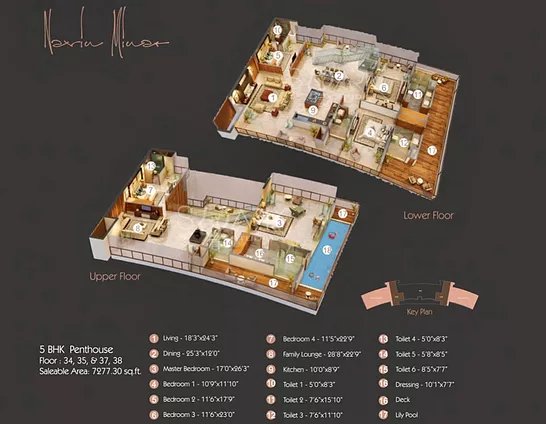 5BHK Penthouse The Leela Sky Villas