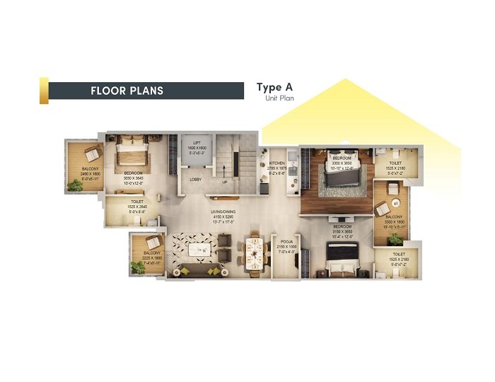 2 BHK Floor
