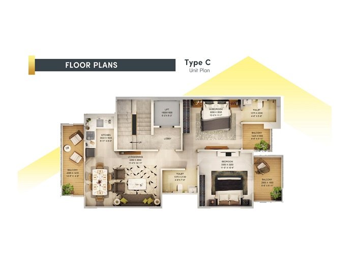 2 BHK Floor