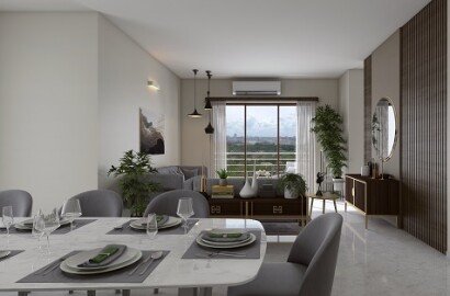 3 BHK Apartment Godrej Meridien (1108.36 sq.ft.)
