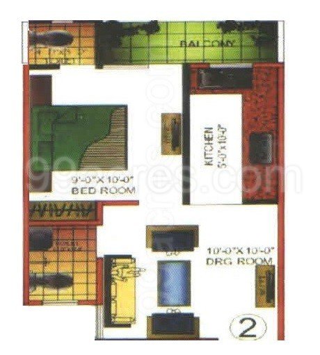 2 BHK Builder Floor