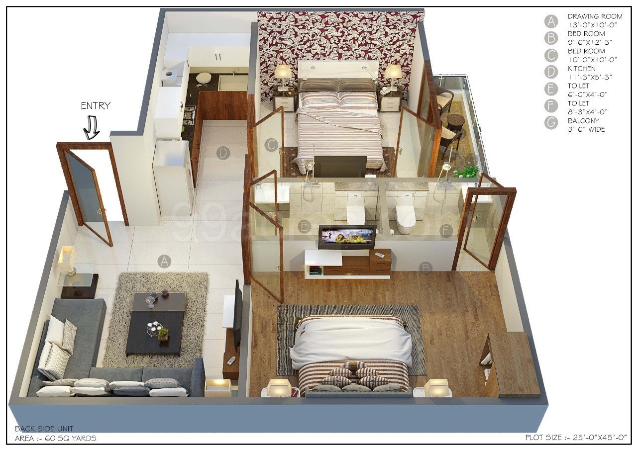 3 BHK Builder Floor